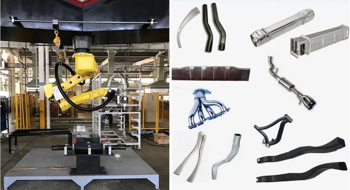 carbon pipe 3D laser cutting machine robot cutting project solutions price