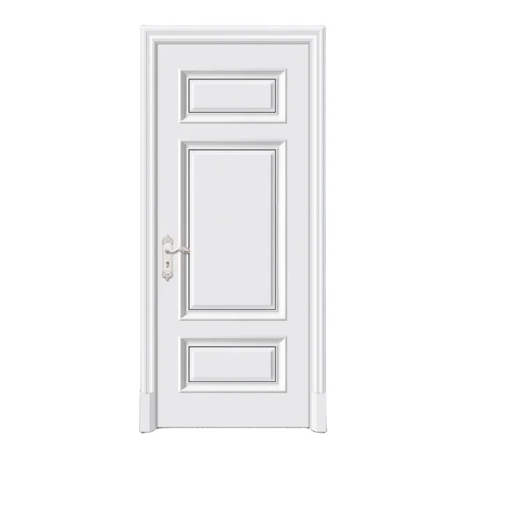 Hot selling product  pvc film  interior flush  door cheap with wholesale price