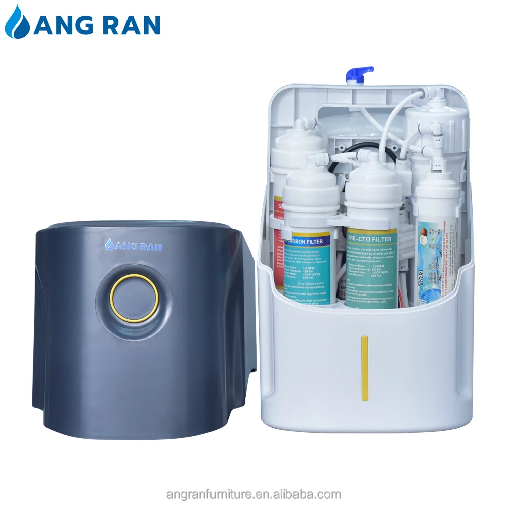 Home Under Sink 5 Stage Reverse Osmosis Water Filter 75GPD RO System For Kitchen