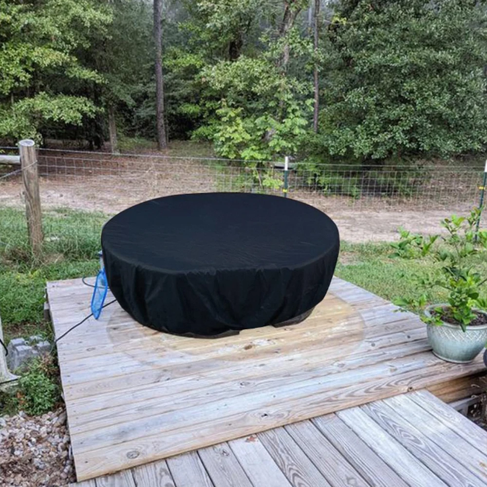 50/100/150/300 Gallon bucket bathtub cover oxford cloth sun and rain proof waterproof water tank cover