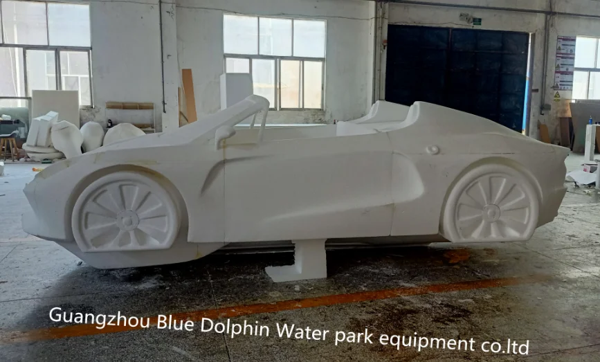 Marine plastic Floating ski jet car floating pontoon with rolling wheels