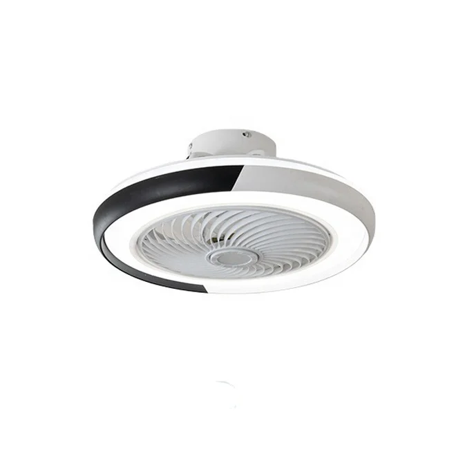 
Factory Direct Sales AC Ceiling Fan With Hidden Blades LED Light 