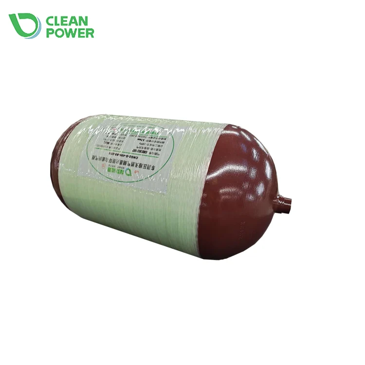 ISO 11439 Steel fiber composite cylinder Gas Tank 50L-200L CNG Cylinder Type 2 for car truck vehicle