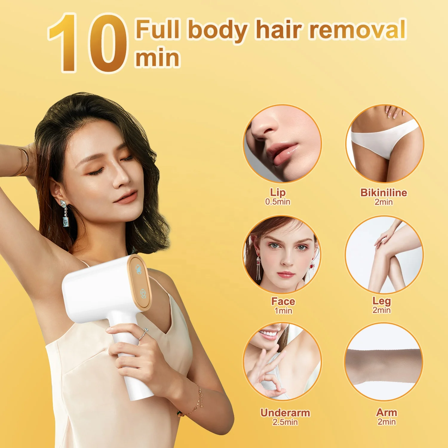 MYWIN Professional Medical Beauty Ice Cooling Laser IPL Hair Removal Device Permanent Hair Removal Using IPL Laser