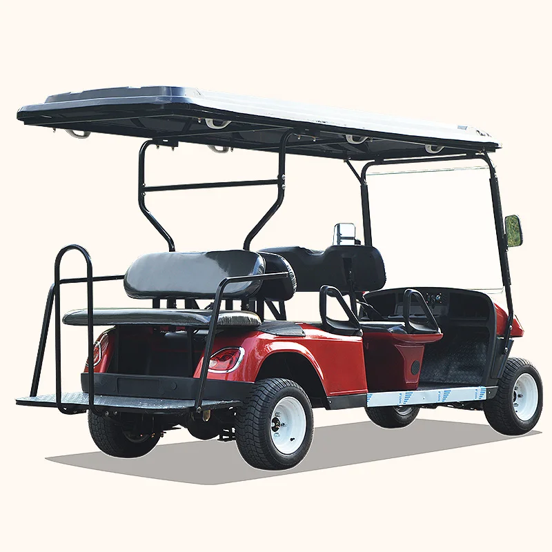 Stock rough terrain 4 seats off road golf cart off-road golf cart electric cross country golf cart electric 4 passengers