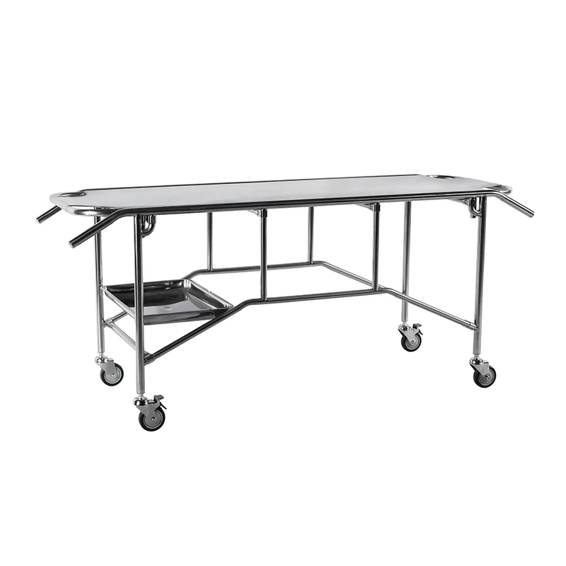 Roundfin High Quality RD-1552 Simple Mortuary Trolley Coffin Funeral Equipment