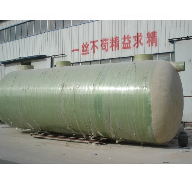 Fiberglass reinforced plastic underground Bio digester FRP Septic Tank 10000Litre