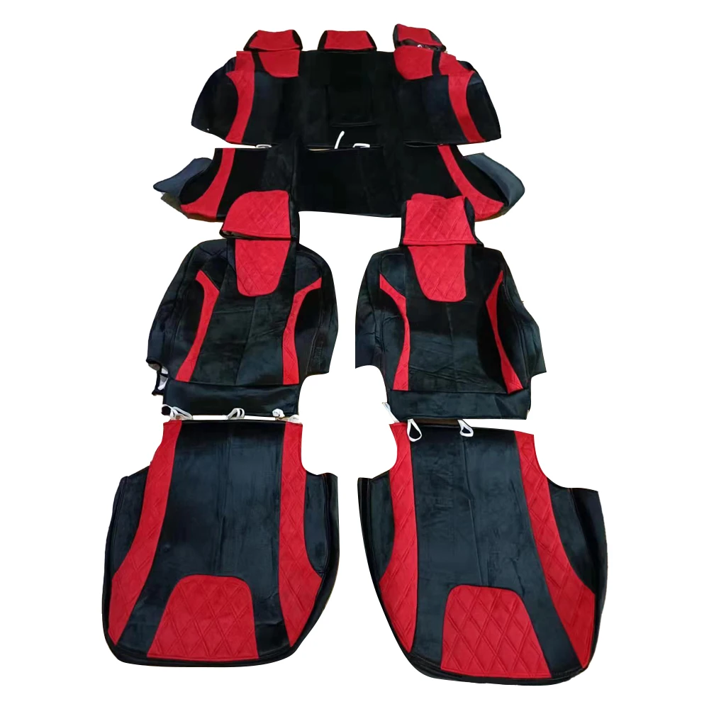 Full Set Universal Car Seat Covers Luxury Fashion Car Interiors Decoration Unique Diamond Design Universal Car Seat Covers set