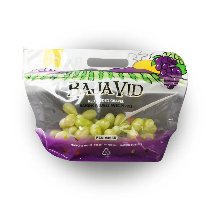 Grapes Plastic Packaging Bags Fruit Plastic Bags for Supermarket