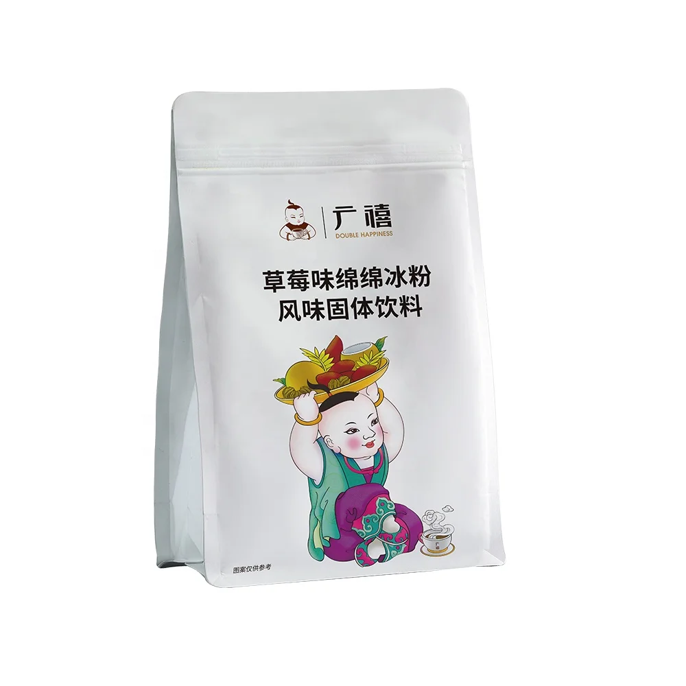 1kg Strawberry Flavor Mein Mein Ice Powder/Snow Ice Powder for Hot Pot or Restaurant Menu