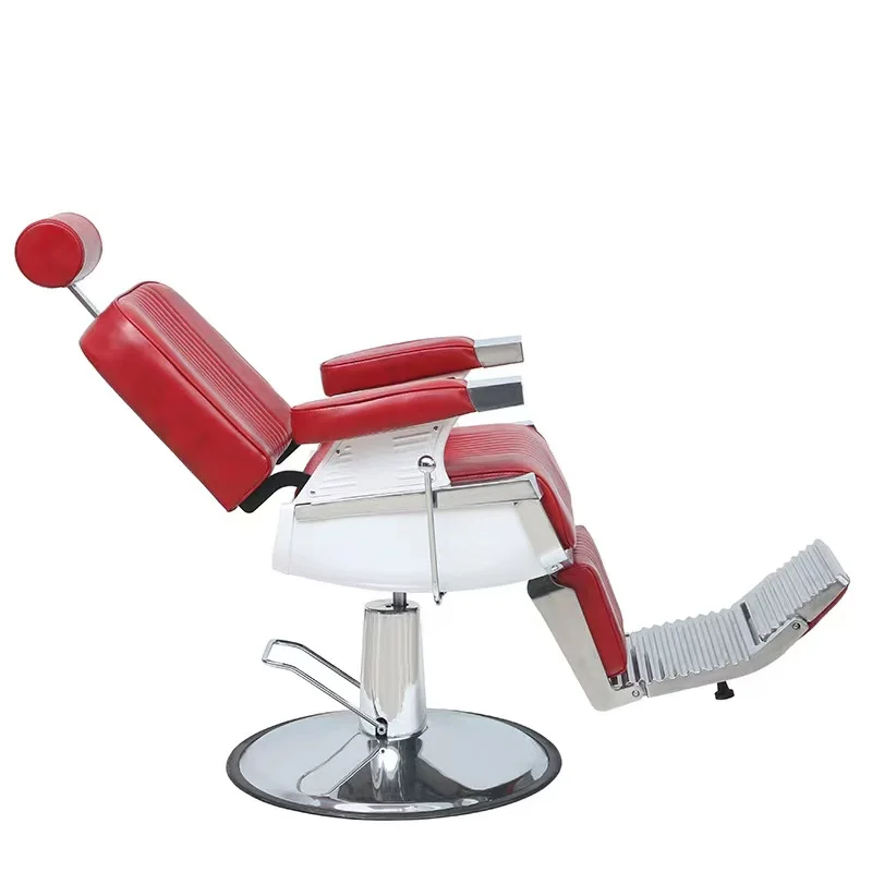 Beauty Hairdressing Barber Hair Salon Furniture Factory Supply Modern China Luxury Wholesale Red Barber Chair