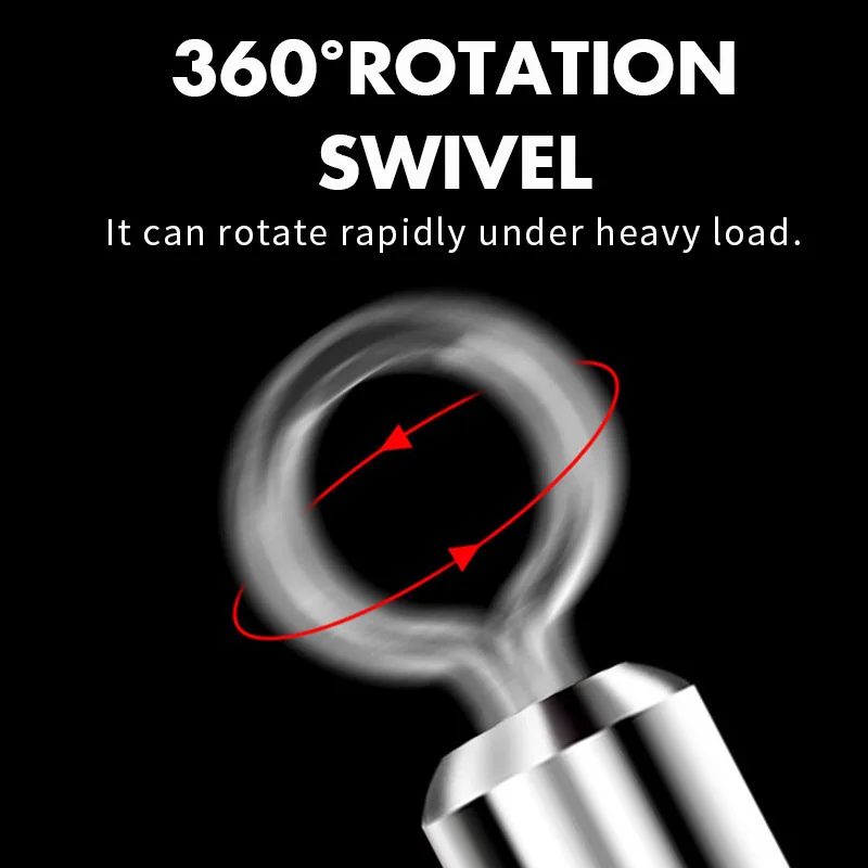 High Quality 4-Way Rolling Swivel With American B Snap Material 3.5g Tackle Fishing Accessories