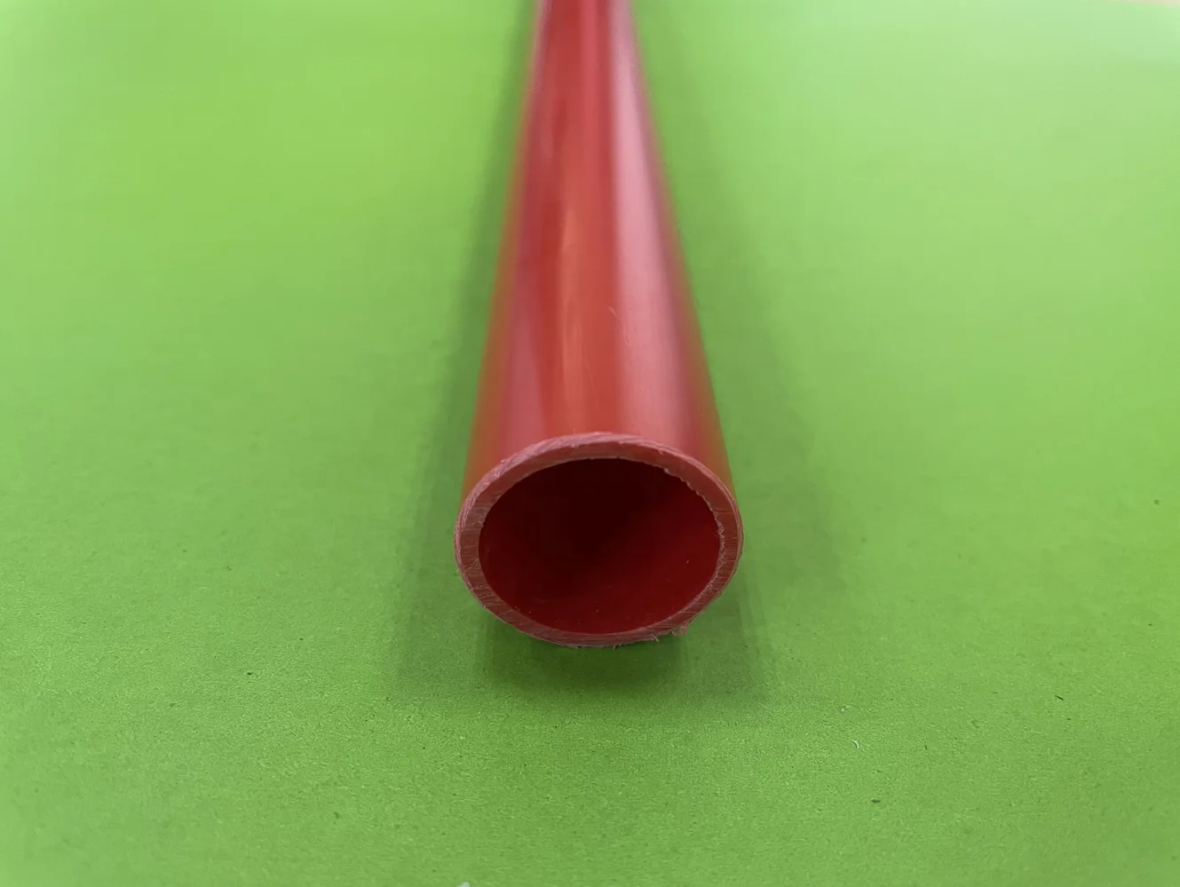 Plastic extruded PVC ABS hollow tube in colors