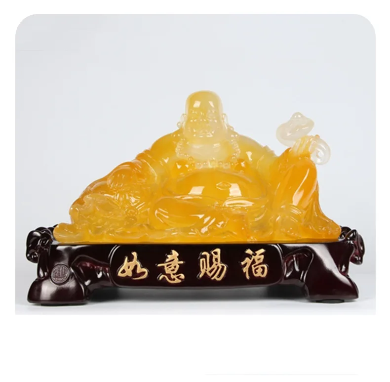 Buddha Decoration Bodhisattva Laughing Buddha Offering Buddha Statue Decoration Home Living Room