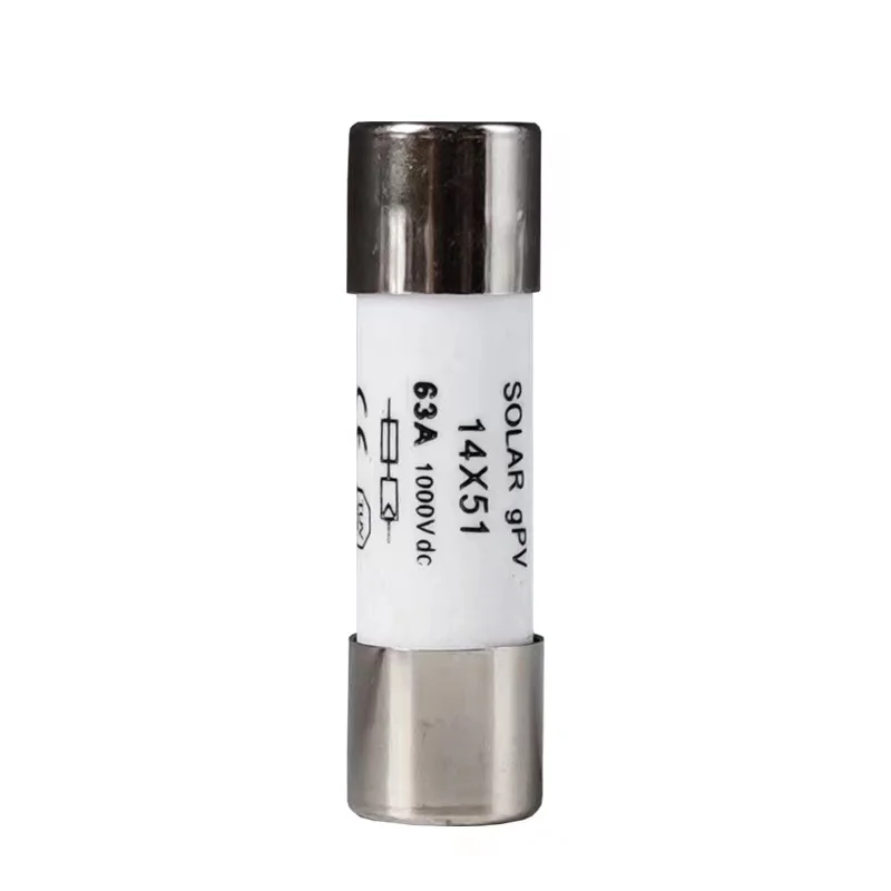 Fuse Link 10X38mm PV Solar  15A, 1000VDC, 20KA, gPV,   ceramic fuse indicator strike IEC 60269 Ferrule Fuses