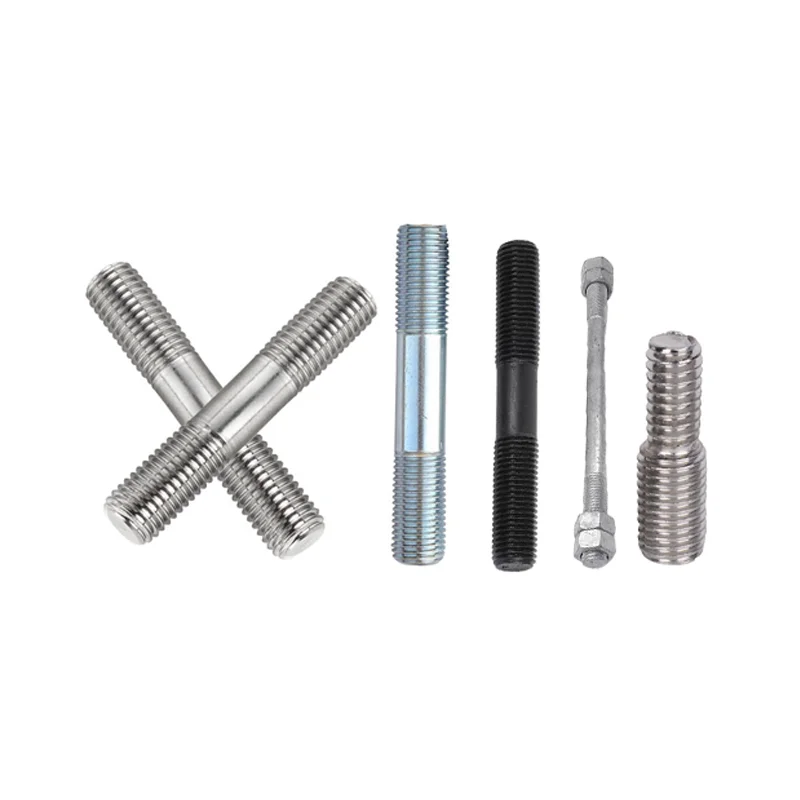 all sizes astm a320, a193 grade l7 10.9  carbon steel plain double ended stud bolts with nuts and washers connecting rod bolts/