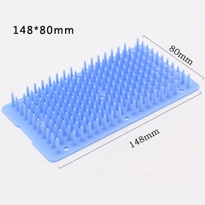 Sterilization  Silicone Mats Medical Disinfection Tray Case Box  For Ophthalmic Medical Instruments
