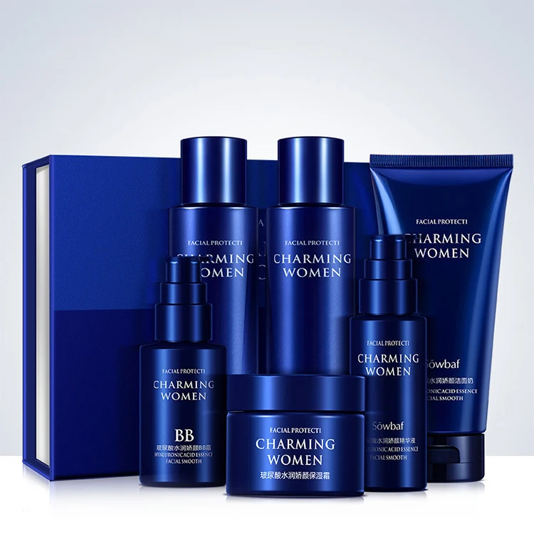 Low MOQ OEM  wholesale Face Products Skin Care Face korean whitening cream  Skin Care Set