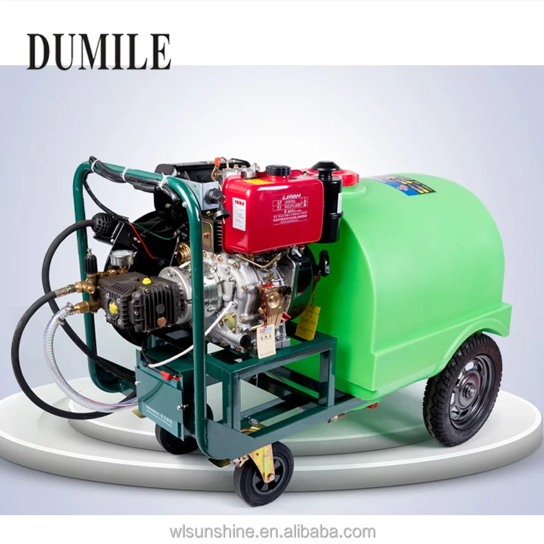 Hidrolavadora Gasoline Gas Power Engline Cleaning Machines Cold Water High Pressure Car Washer with Water Tank