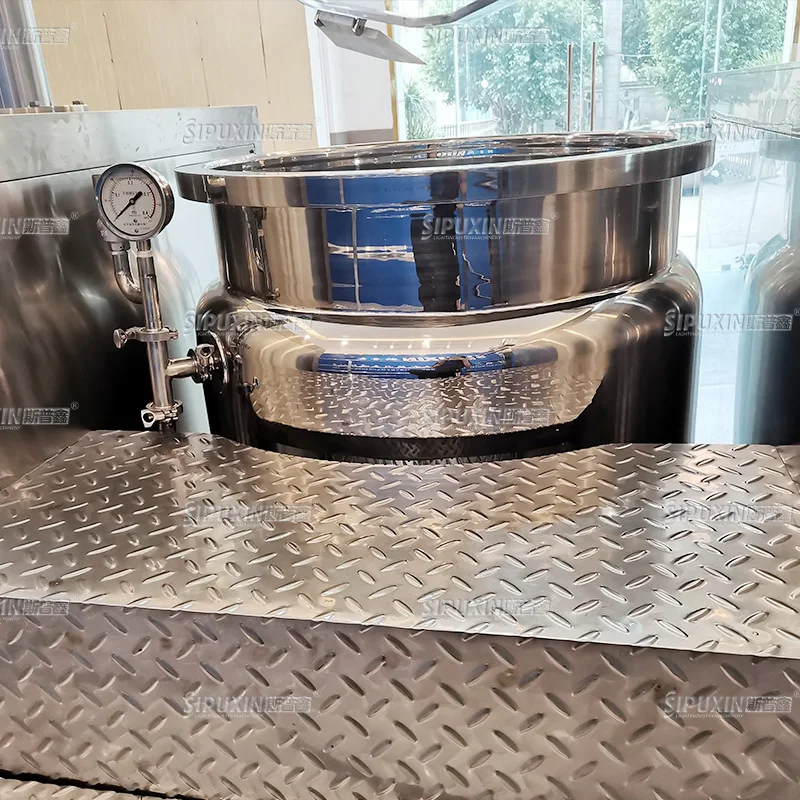 Sanitary Stainless Steel High Pressure Ultrasonic Homogenizer Mixer Cosmetic Liquid Soap Making Machine Mixing Machine