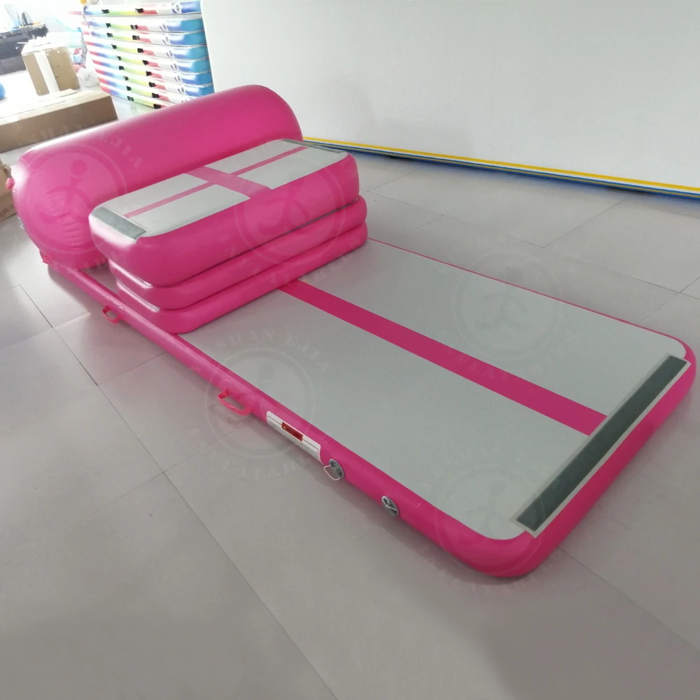Portable Home Air Fitness Mat Gymnastics Practice Jumping Inflatable Air Track Training Mattress For Sale