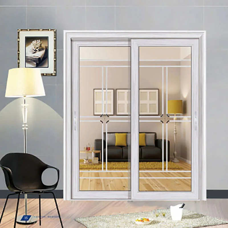 
Aluminum alloy very narrow frame glass door three linkage translation metal curved folding fittings sliding door 