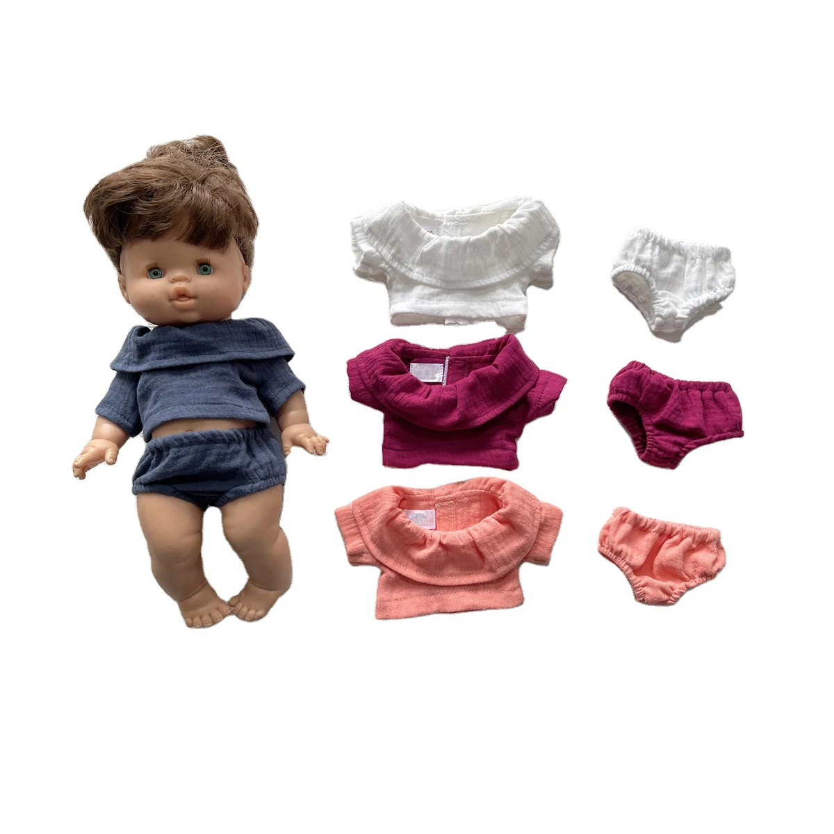 Baby New Born Doll Clothes Fit 34cm 38cm 48cm Dolls Fashion Dress Nendroid Clothes Accessories Baby Birthday Gift
