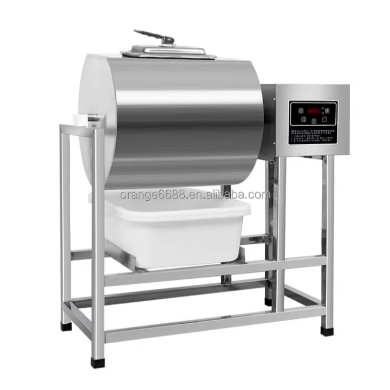 45L Stainless Steel Computer Marinated Meat Salting Vacuum Marinator Meat Tumbler Salt Marinade Mixer Machine