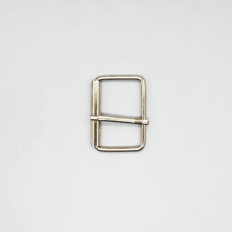 20mm Nickel-Coated Metal Pins Clip Buckles with Fabric Decorations for Belt Bag Garment Accessories