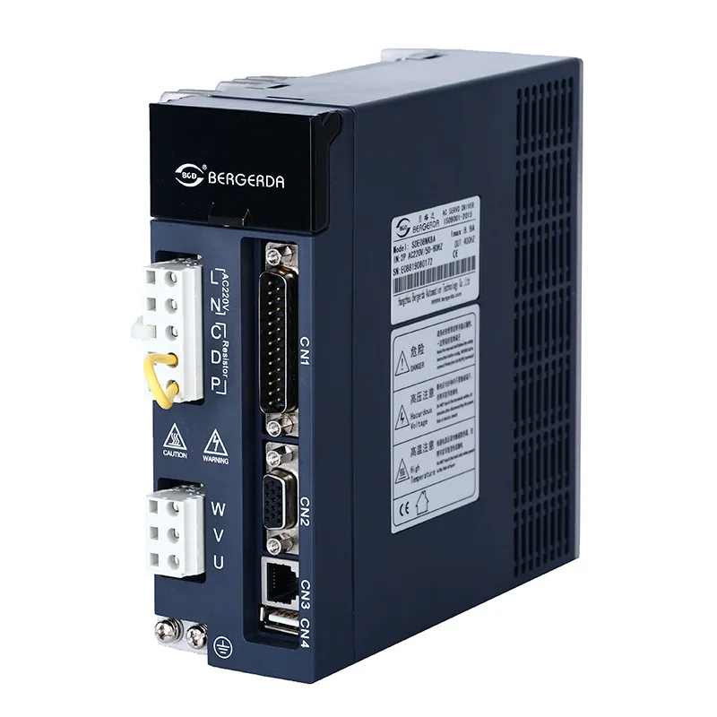 SDE 130, 2.6kw 220V absolute 17bit  encoder AC motor driver and controller 2500r for medical /engraving machine 10Nm