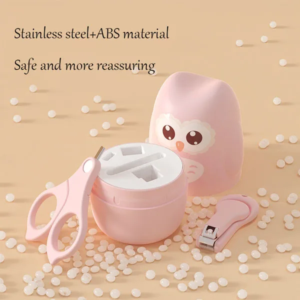 Baby Nail Clipper Set With Anti Pinch Meat Baby Scissors Safety Nail Clippers
