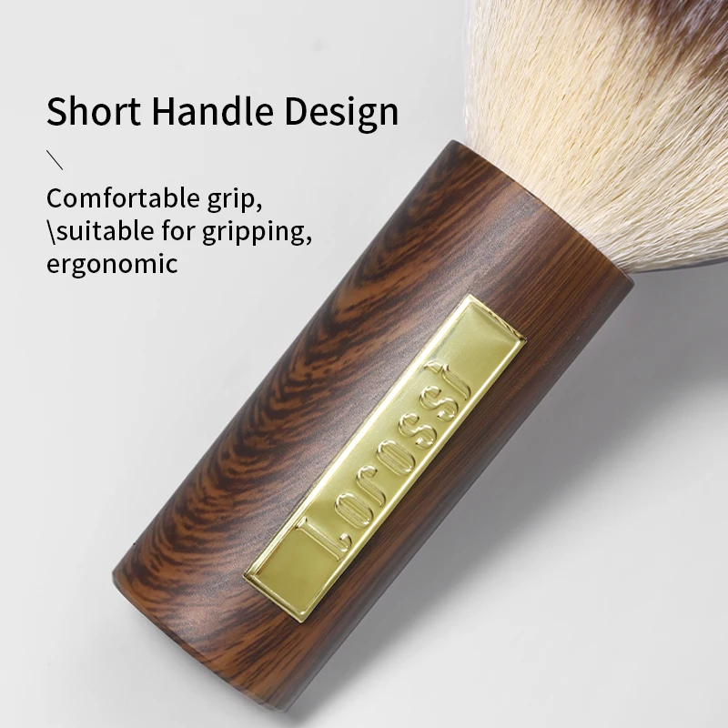 Wholesale Short Nylon Wool Wooden Nail Cleaning Brush Nail Dust Cleaning Brush