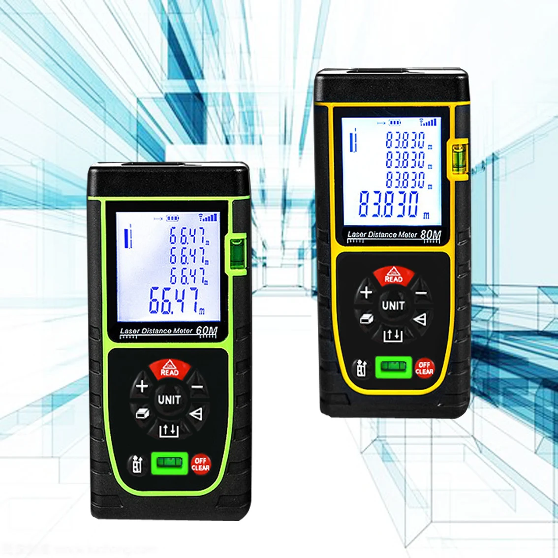 Electronic Length Measuring 40m Laser Laser Pointers Free Shipping 100m Laser Meter Measuring Device