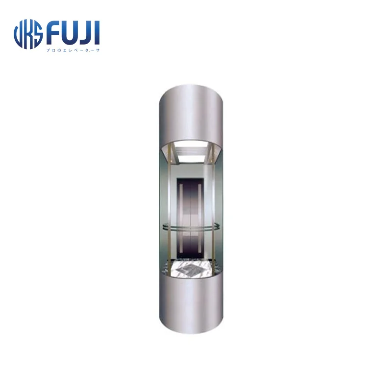 China Made Excellent Quality Vvvf Control Home Elevator 2 Floor Mini Elevator For Panoramic Glass Elevator Lift