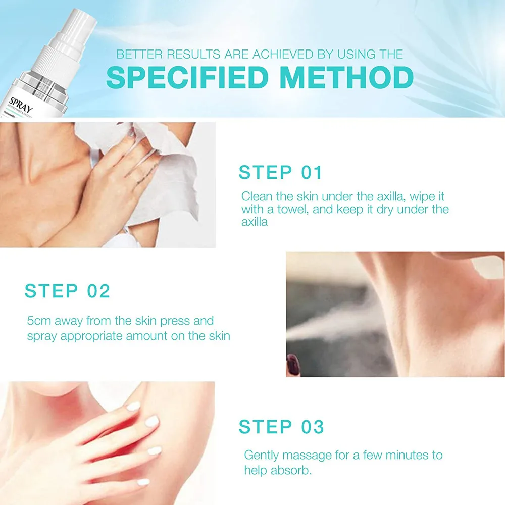 Private Label Gluten Free Natural Deodorant Body Spray