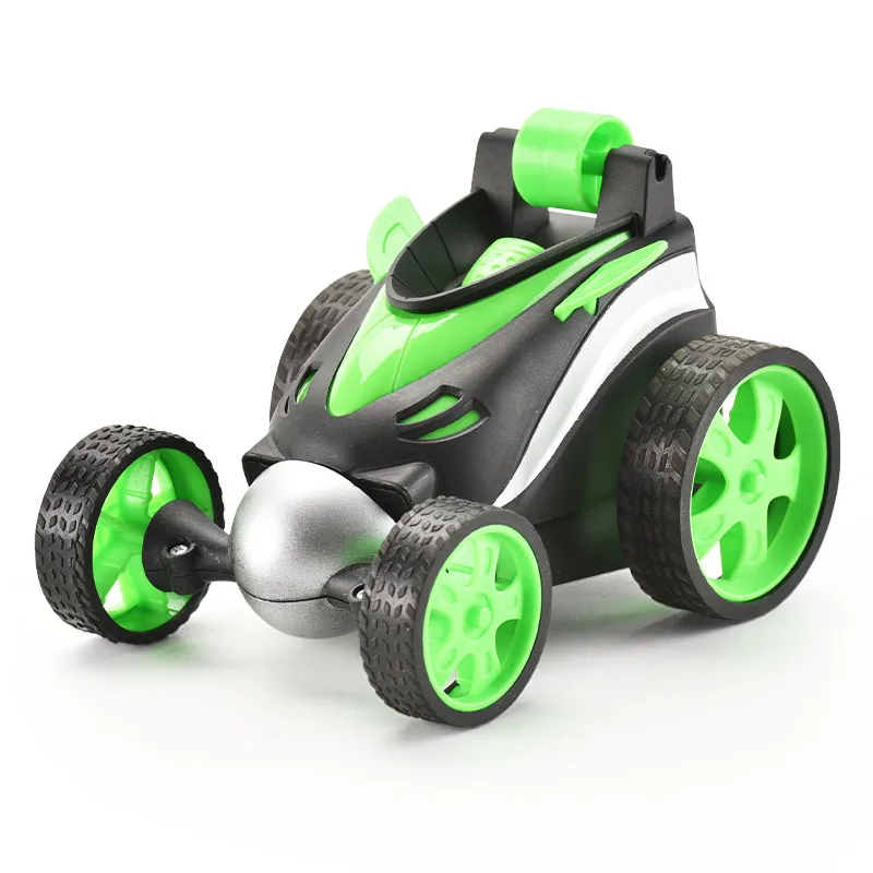 High quality kids cool 360 rotating Four-way remote control stunt vehicle dump rc car truck toy with light