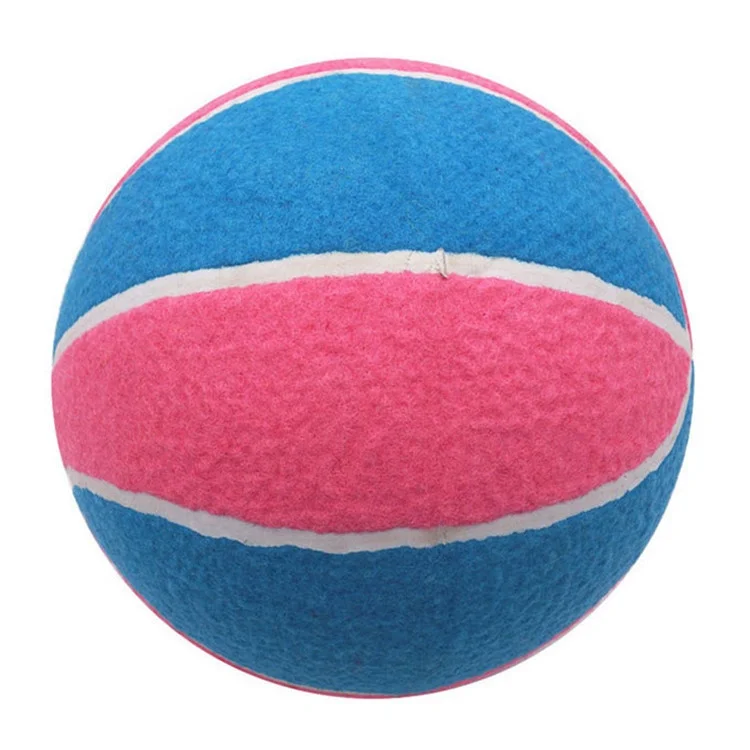 Wholesale Professional Felt Basketball Shape 5 Inch Training Shooting Training Equipment Tennis Ball