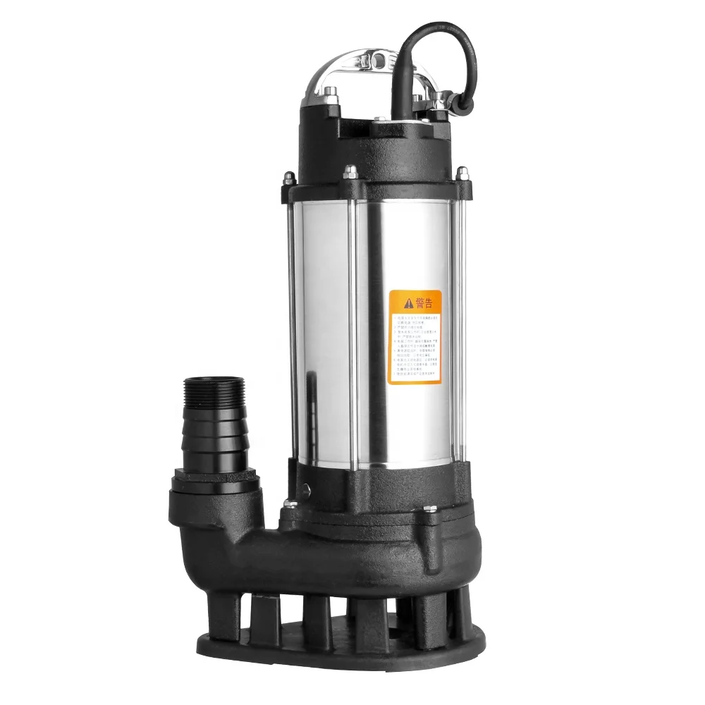 1.1kw WQD Electric Motor stainless steel Wastewater Submersible Sewage Pump