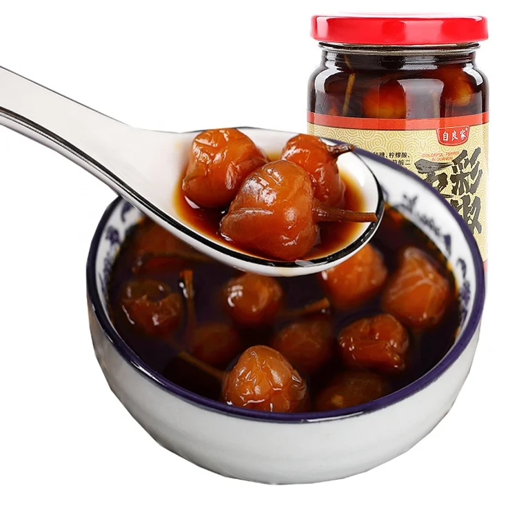 High quality sour pickles, Colorful pickled pepper and red pepper ready-to-eat food for kitchen seasoning