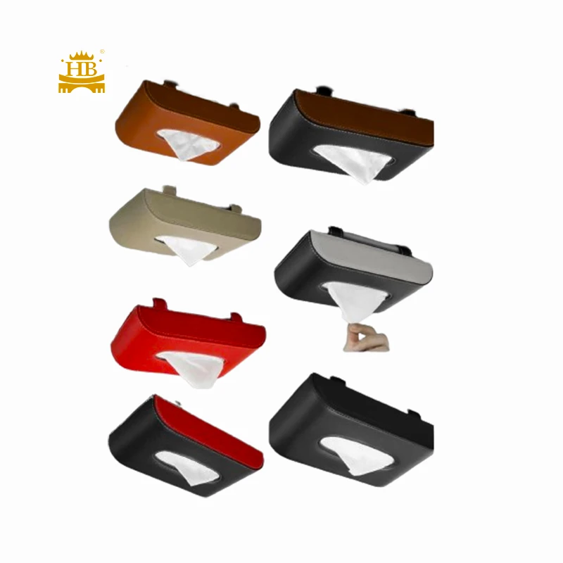 Car Accessory Tissue Napkin Holder Interior Car Backseat Tissue Holder Box Hanging