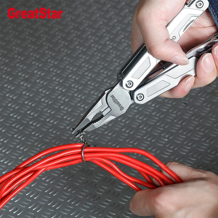 GreatStar OEM High Quality 15 In 1 Multi Purpose Tool Multi tool Folding Pliers Multi Pliers
