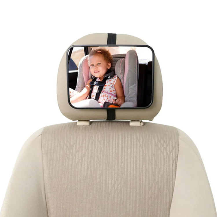 Shatterproof Fully Assembled Baby Safety Car Seat Mirror For Rear Facing Infant