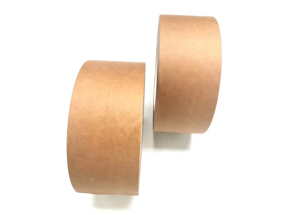 Writable Paper Seal Tape  eco-friendly High Quality Brown Masking Kraft Paper Tape high temperature masking tape