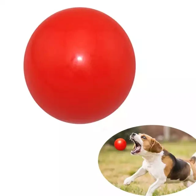 Soft Rubber Dog Toy Kids Play Ball Toys dog toys ball throw Soft Rubber Dog for Sale