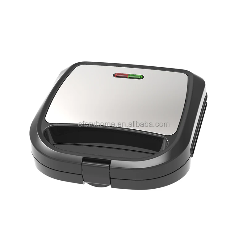 Eforu Glass Panel Electric Cartoon Waffle Maker Detachable Plate Removable Breakfast Snack Machine 3 in 1 Sandwich Maker