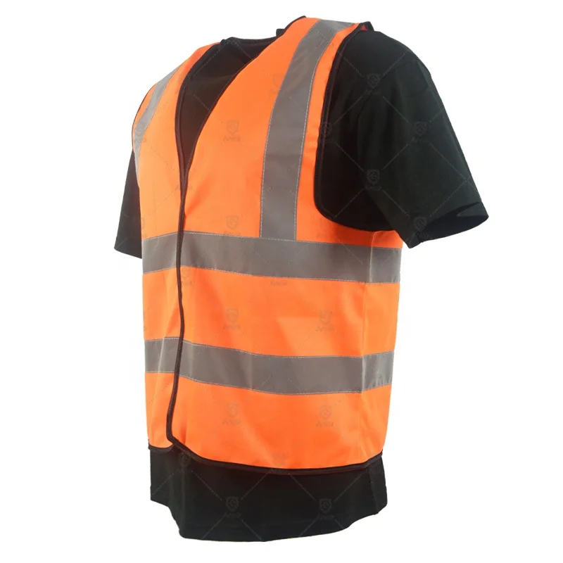 Reflective Logo Customized Hot Sale Multiple Security Workwear Hi Vis Reflective Vest Multi Pockets Workwear Vest