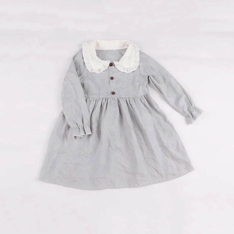 casual dresses for girls kids teenage fall clothing full sleeves smocked dress child girls summer party dresses