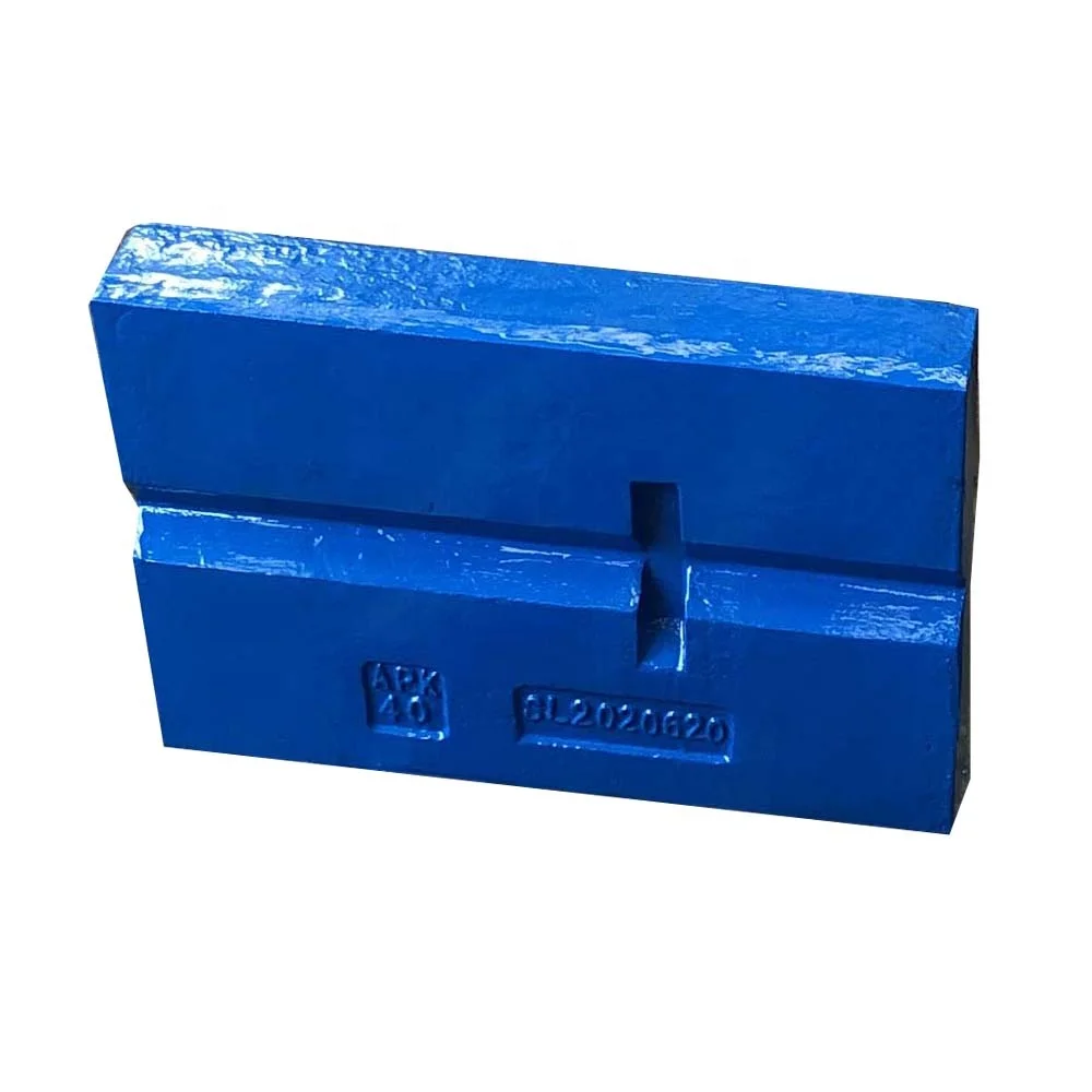 High Chromium wear parts blow bar for Rockster Rubble Master Hazemag APK40 APK50 APK70  impact crusher