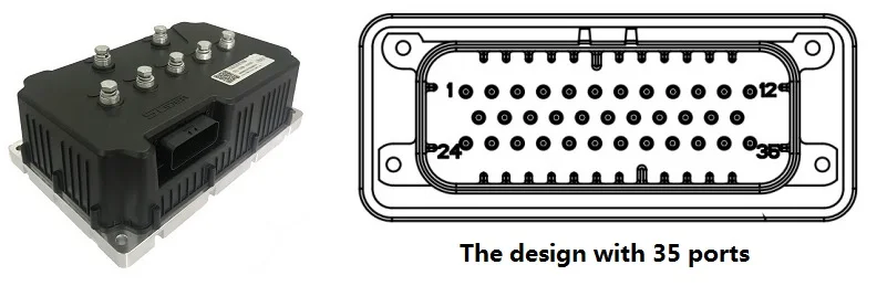 Запчасти для электромобилей, контроллер синусоидальной волны двигателя переменного тока