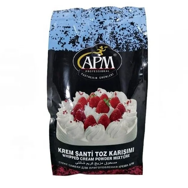 APM Whipping, Whipped Topping Cream (Chantilly Cream) Powder In Small Bags For Pastry Industry And Sector